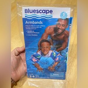 Kids Swimming Inflatable Armbands- Shark Print